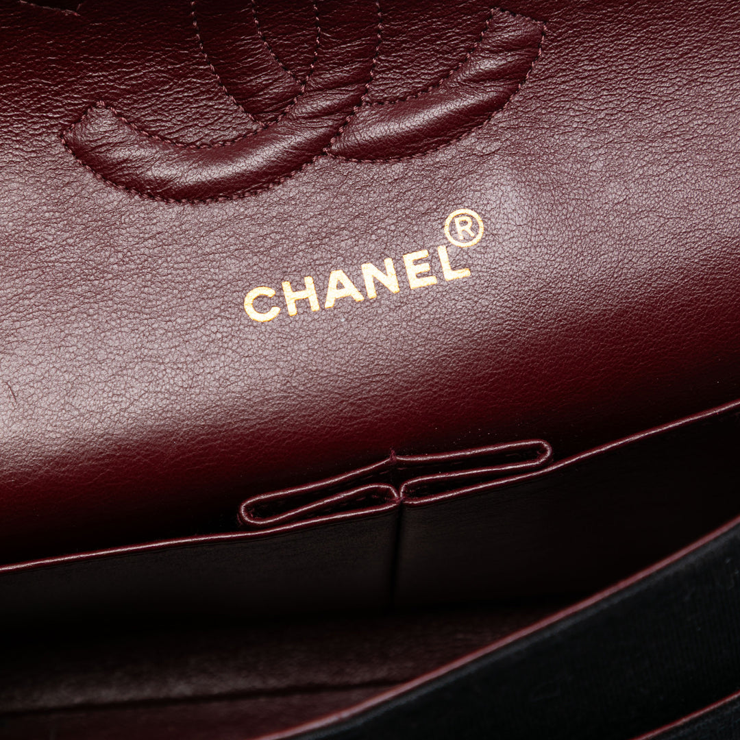 Chanel Medium Classic Jersey Bijoux Chain Double rabat