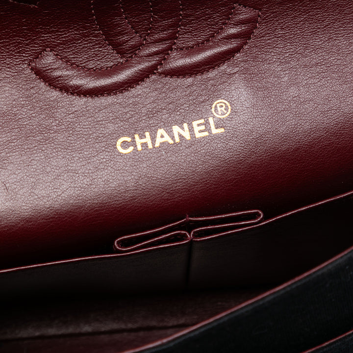 Chanel Medium Classic Jersey Bijoux Chain Double rabat