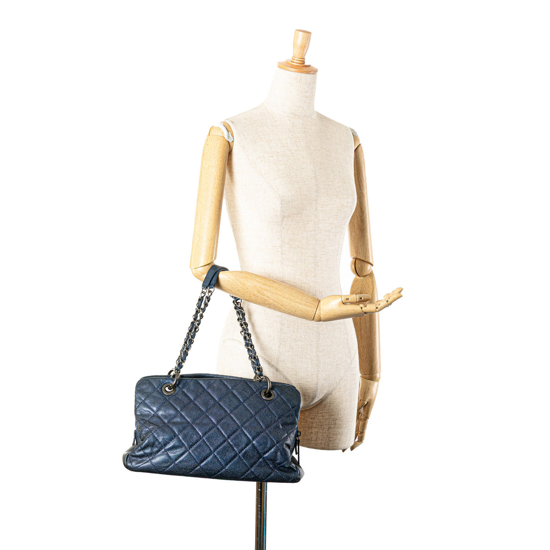 Chanel Matelassé Iridescent Caviar Chic Shopping Cabas