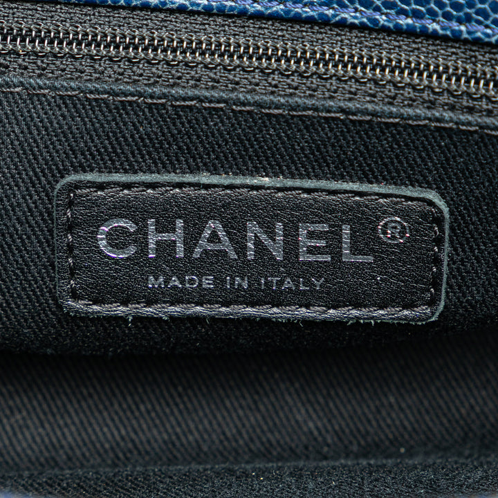 Chanel Matelassé Iridescent Caviar Chic Shopping Cabas