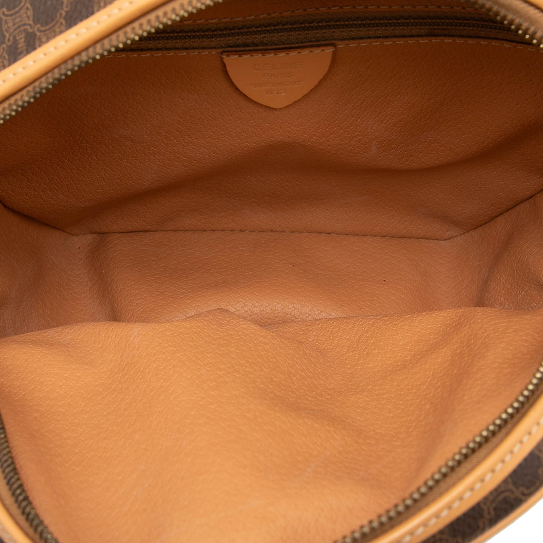 Celine Macadam Coated Toile Sac porté croisé