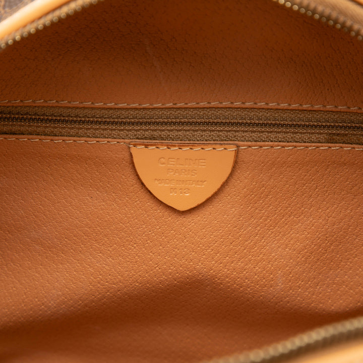 Celine Macadam Coated Toile Sac porté croisé