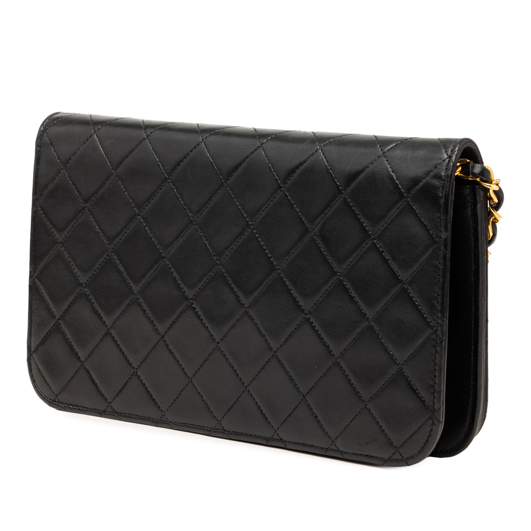 Chanel CC Matelassé Cuir d’agneau Full Simple rabat