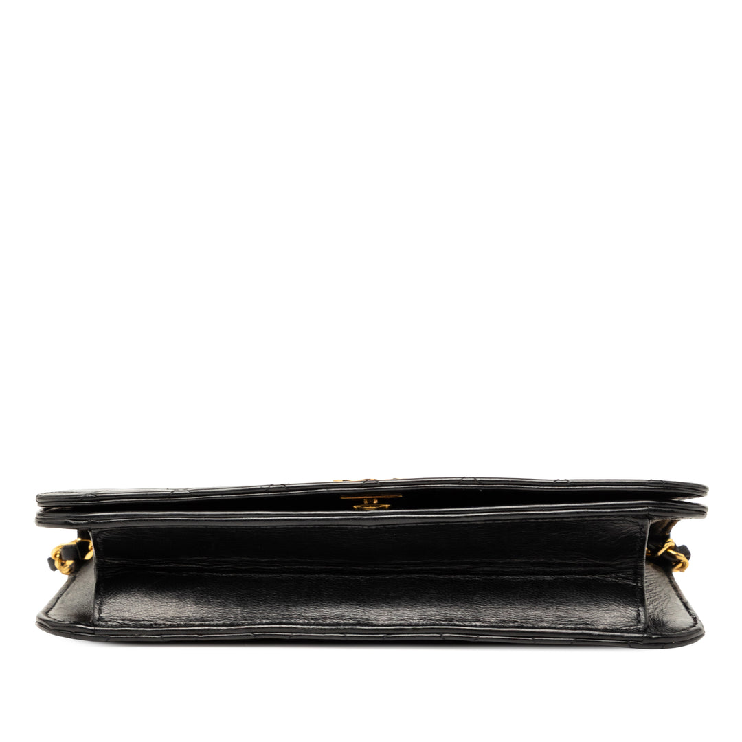 Chanel CC Matelassé Cuir d’agneau Full Simple rabat