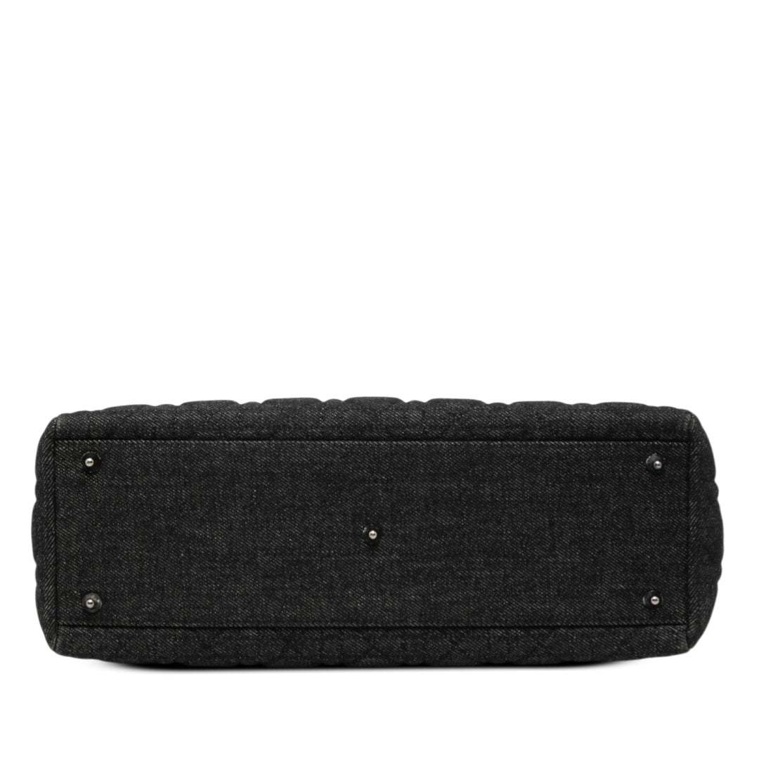 Dior Large Jean Cannage Lady Dior