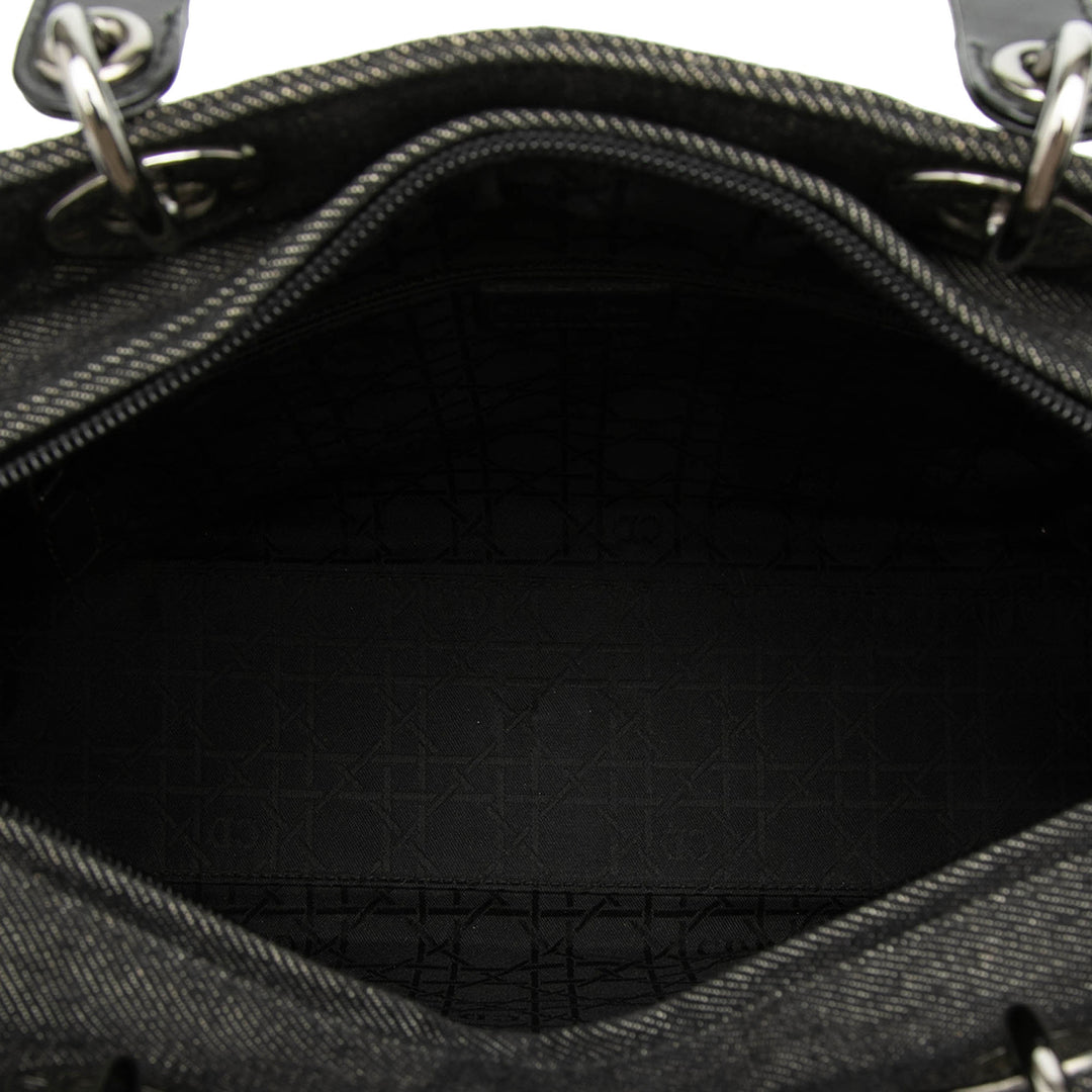 Dior Large Jean Cannage Lady Dior