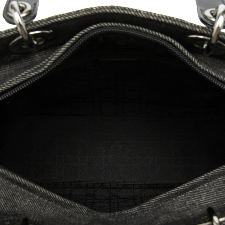 Dior Large Jean Cannage Lady Dior