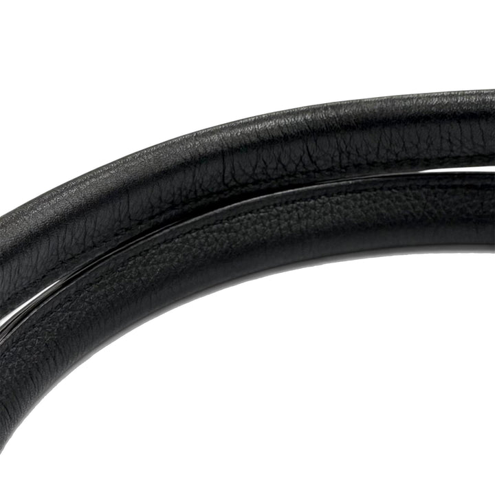 grainé Intrecciato Arco Cabas Moyen Cuir de veau grainé Noir