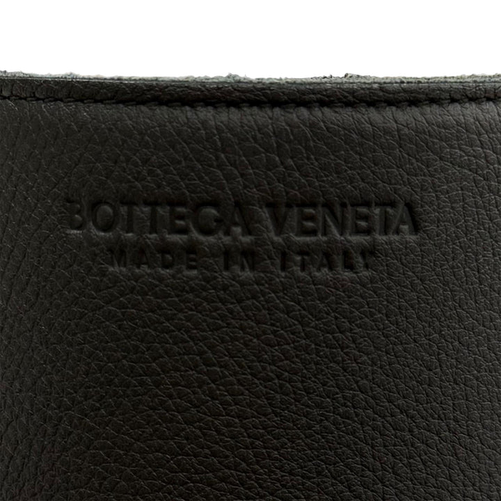 grainé Intrecciato Arco Cabas Moyen Cuir de veau grainé Noir