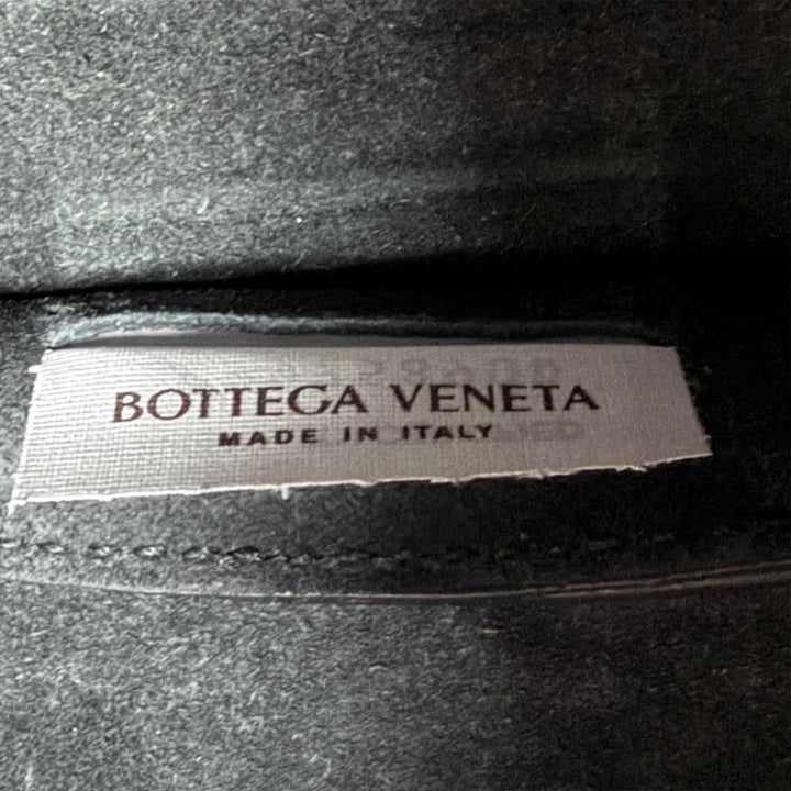 grainé Intrecciato Arco Cabas Moyen Cuir de veau grainé Noir