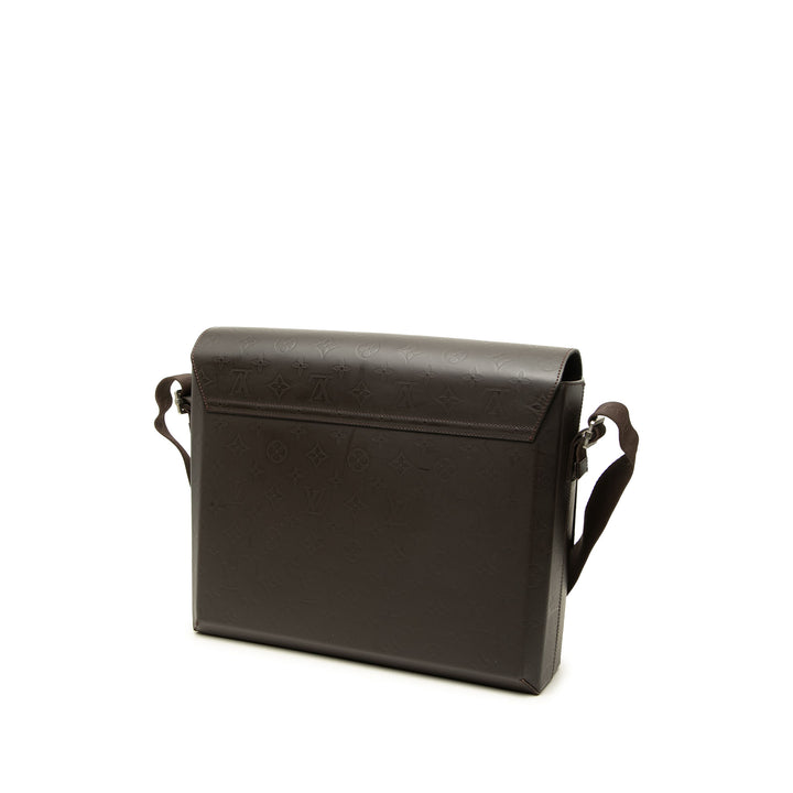 Louis Vuitton Sac bandoulière Glace Fonzie Monogram Marron – vue 2 – GABY PARIS