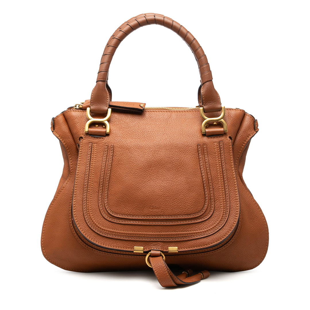 Chloé Medium Pebbled Cuir de veau Marcie Sac