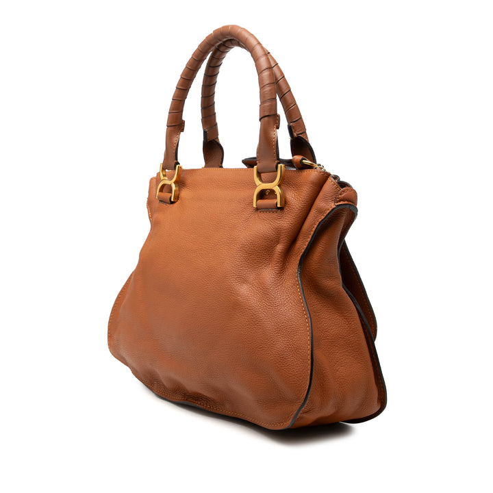 Chloé Medium Pebbled Cuir de veau Marcie Sac
