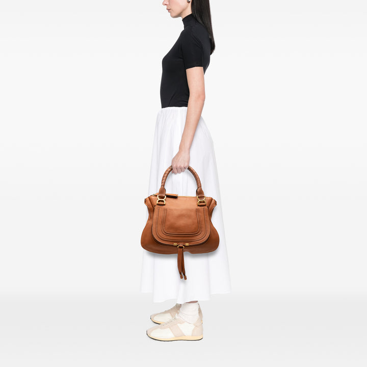 Chloé Medium Pebbled Cuir de veau Marcie Sac