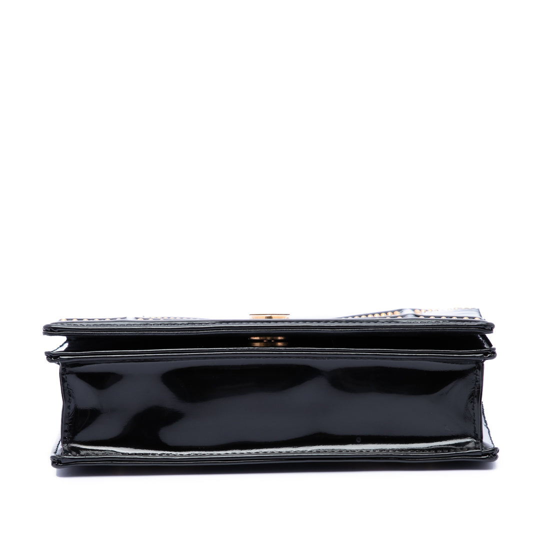 Dior clouté Diorama Wallet on Chain Cuir