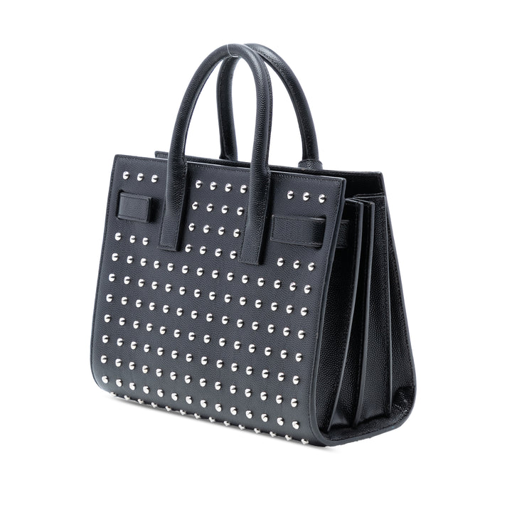 Saint Laurent Nano Grain de Poudre clouté Sac de Jour Sac