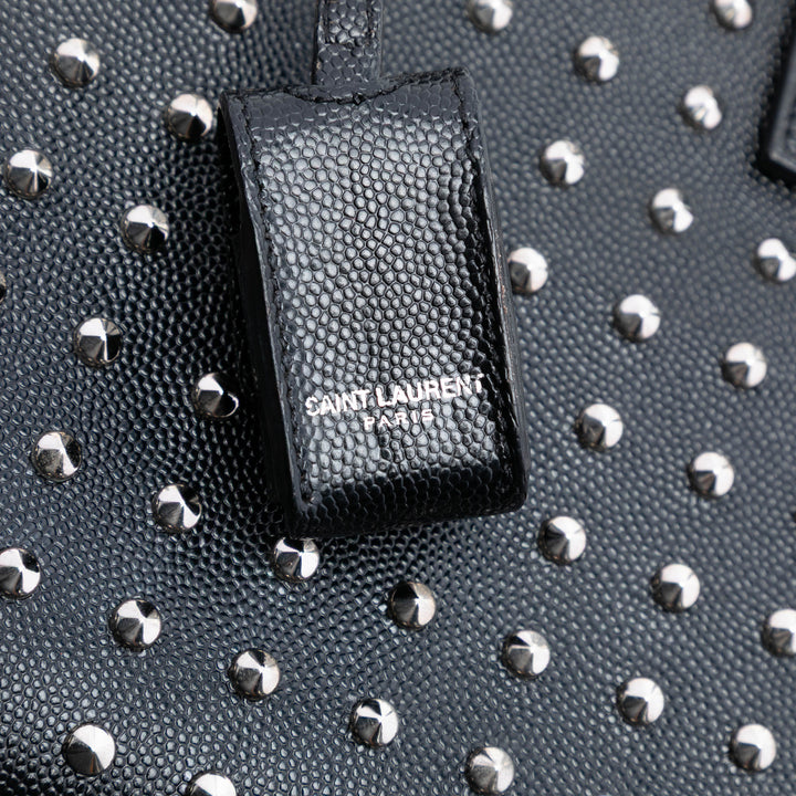 Saint Laurent Nano Grain de Poudre clouté Sac de Jour Sac
