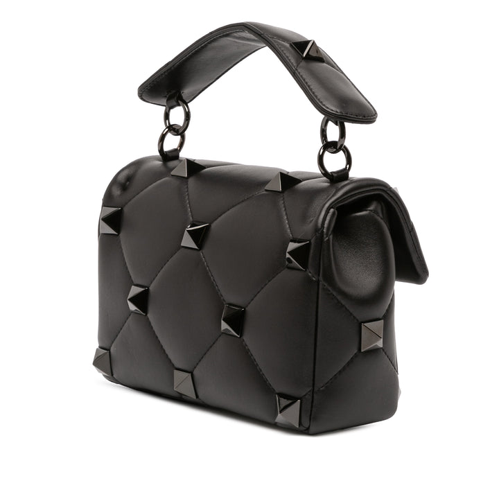 Valentino Medium Nappa Monochrome Roman Stud Sac cartable