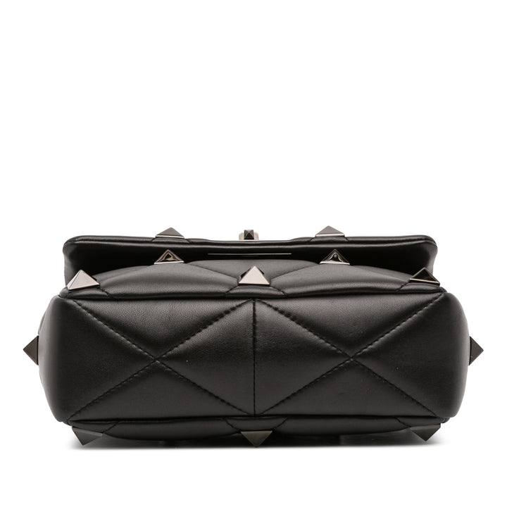 Valentino Medium Nappa Monochrome Roman Stud Sac cartable