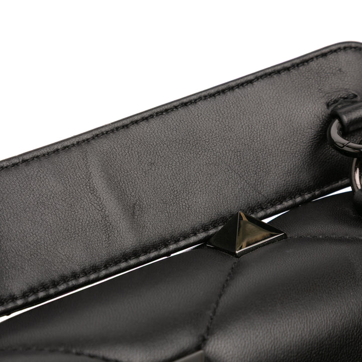 Valentino Medium Nappa Monochrome Roman Stud Sac cartable