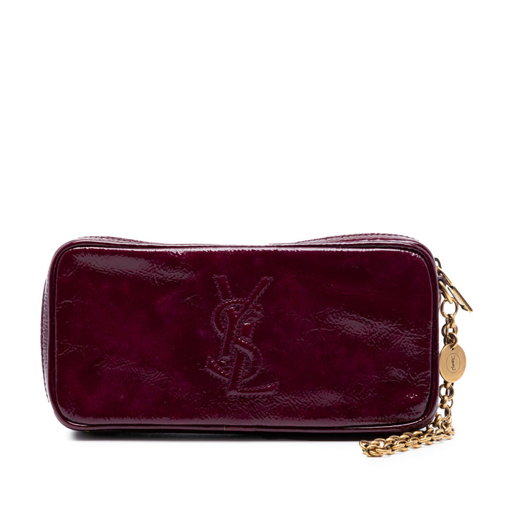 Saint Laurent Cuir verni Belle de Jour Pochette