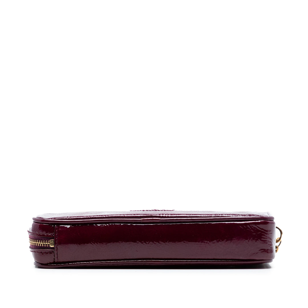 Saint Laurent Cuir verni Belle de Jour Pochette