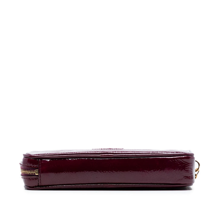 Saint Laurent Cuir verni Belle de Jour Pochette