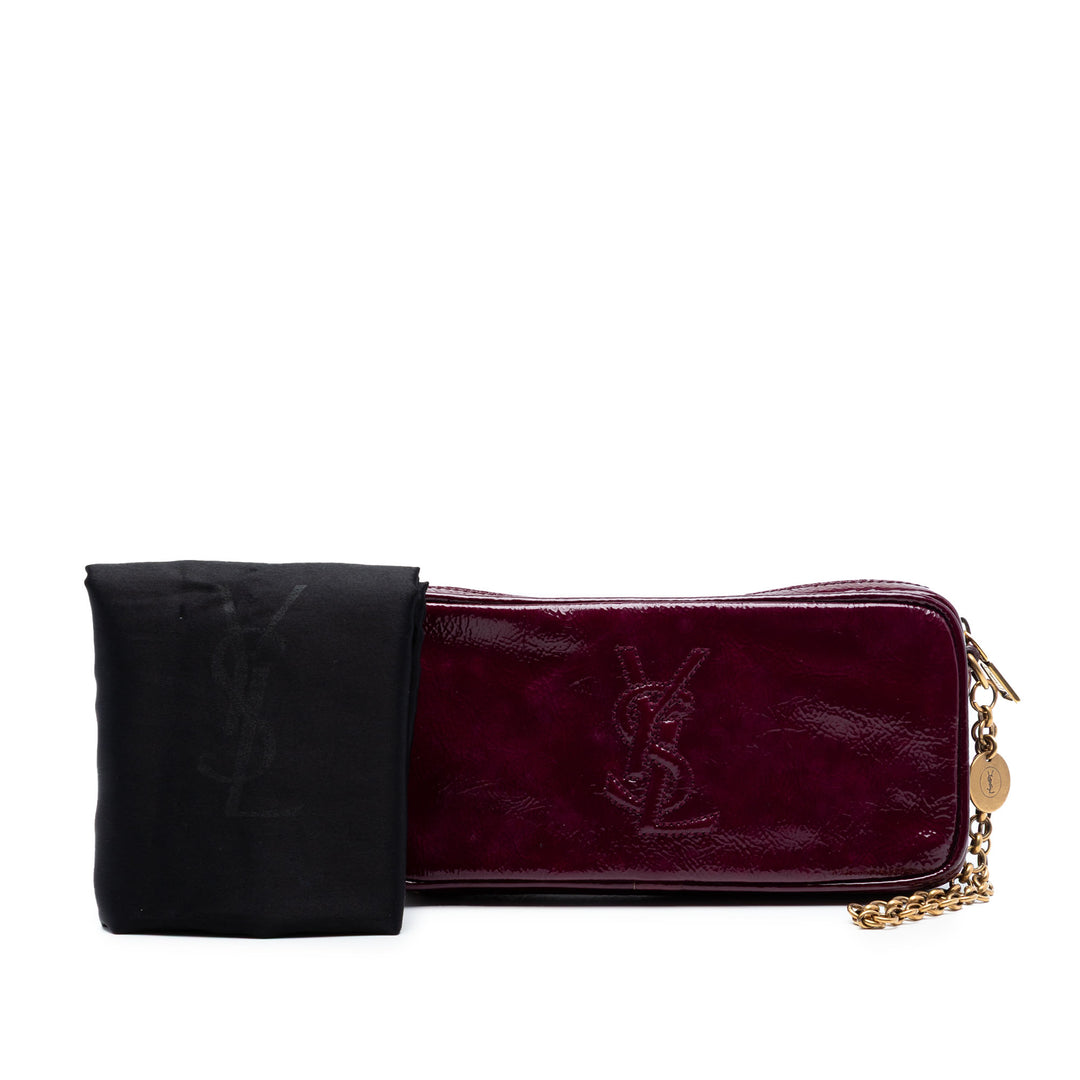 Saint Laurent Cuir verni Belle de Jour Pochette