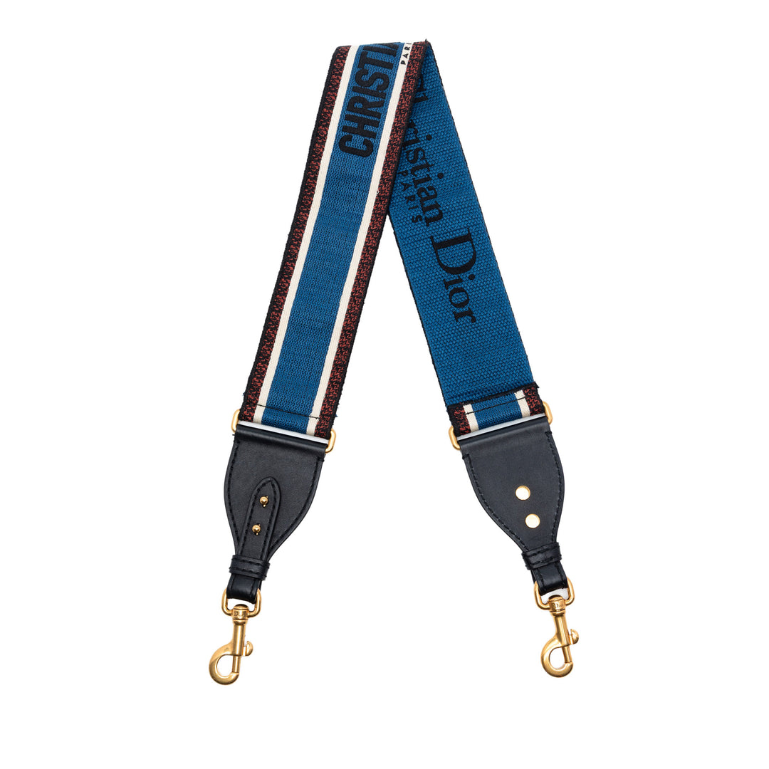 Dior brodé Toile Sac Strap