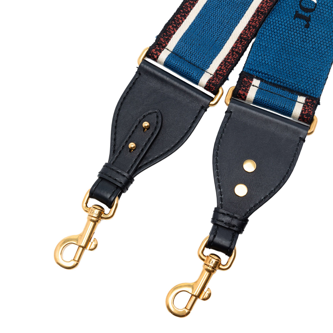 Dior brodé Toile Sac Strap