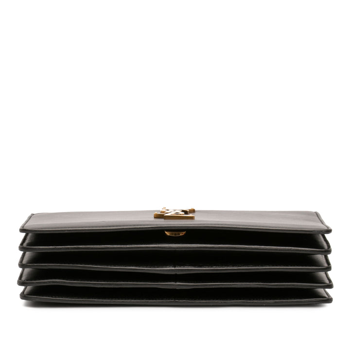 Dylan Sac Petit Cuir de veau Noir