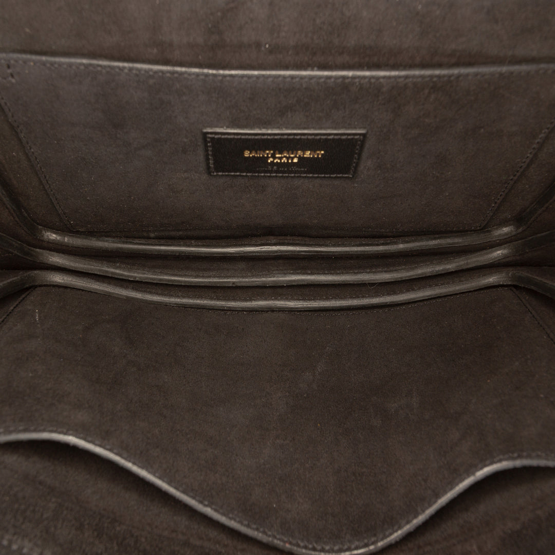 Dylan Sac Petit Cuir de veau Noir