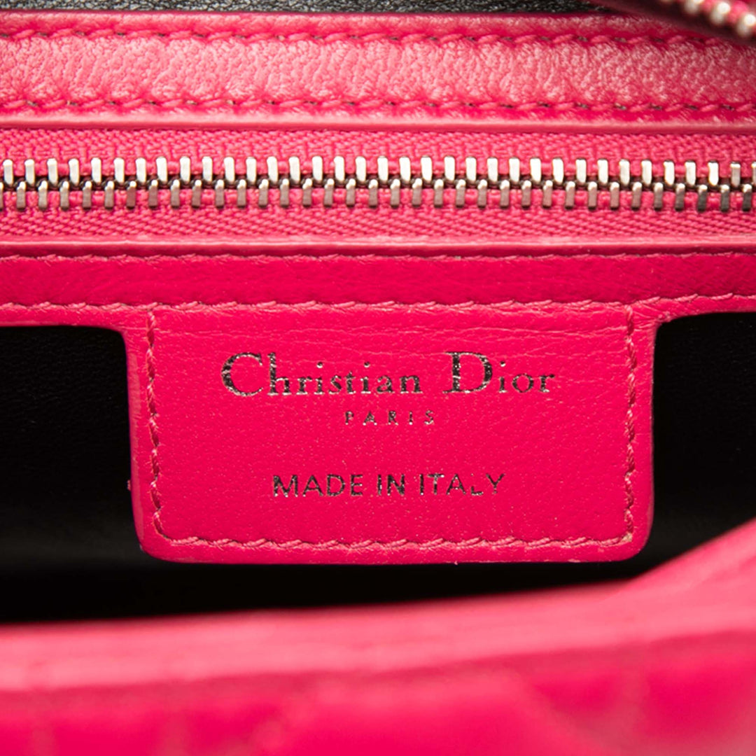 Dior Medium Tricolor Cuir d’agneau Cannage Lady Dior Multi