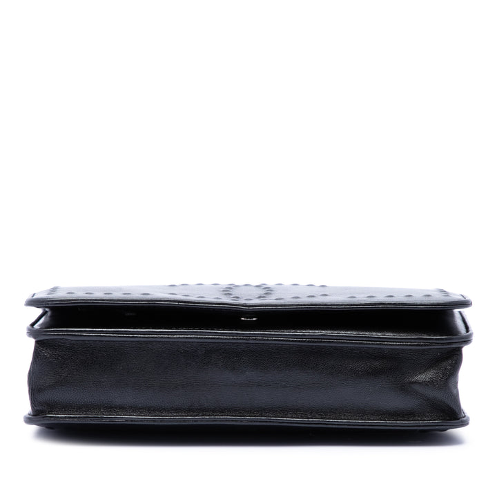 Chanel CC embossé Cuir d'agneau Wallet on Chain
