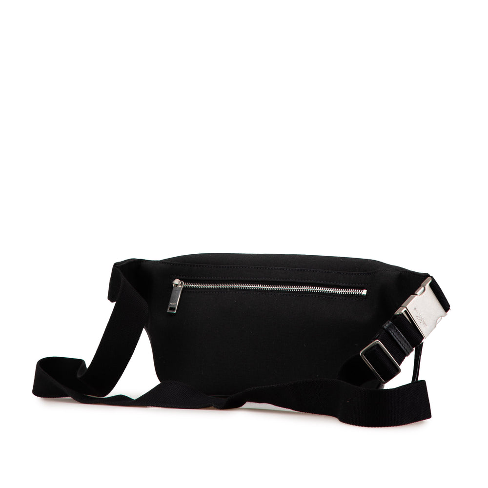 Canvas Classic Belt Bag Black - Gaby Paris