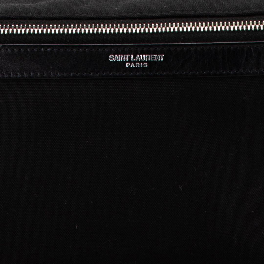 Canvas Classic Belt Bag Black - Gaby Paris