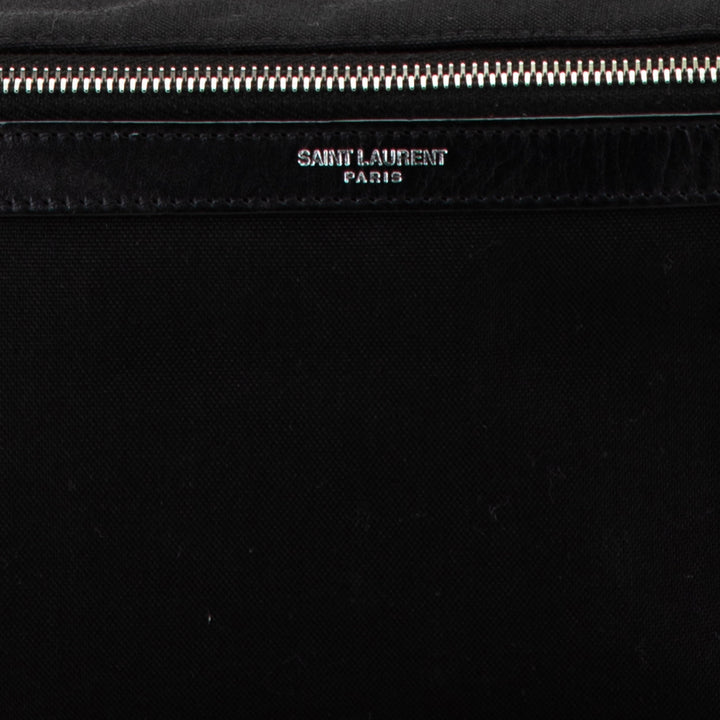 Canvas Classic Belt Bag Black - Gaby Paris