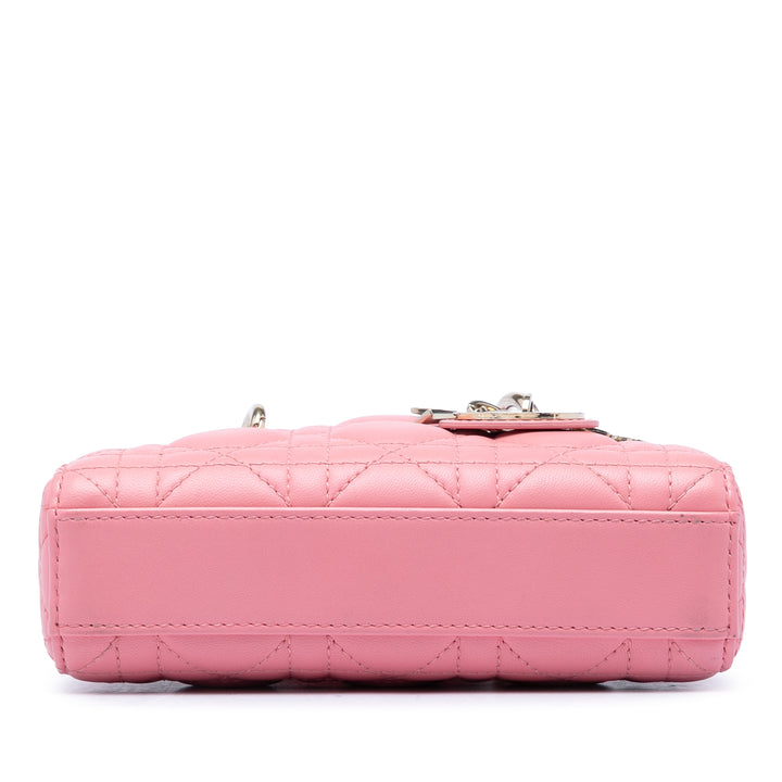 Dior Micro Cuir d’agneau Cannage Lady D Joy