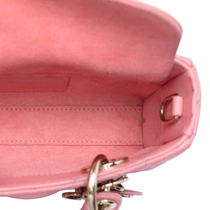 Dior Micro Cuir d’agneau Cannage Lady D Joy