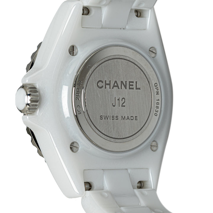 J12 Watch White - Gaby Paris