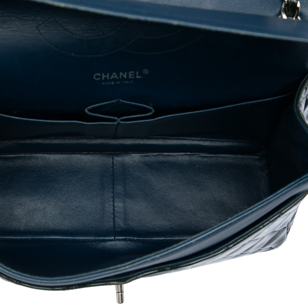 Chanel Sac porté épaule Classic Double rabat Jumbo Vert – vue 4 – GABY PARIS