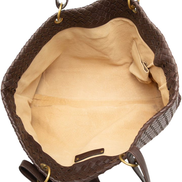 Bottega Veneta Large Nappa Intrecciato Capri Cabas
