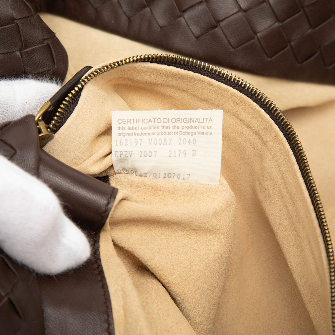 Bottega Veneta Large Nappa Intrecciato Capri Cabas