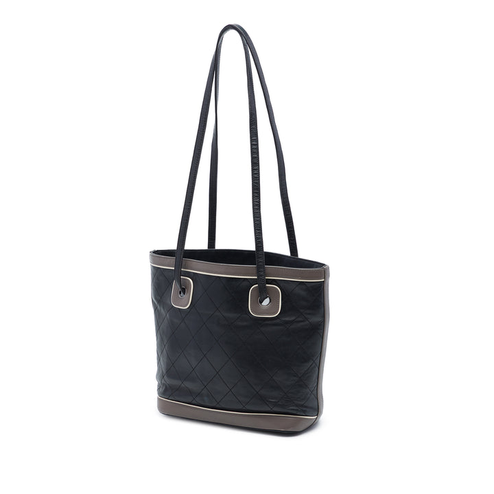 Chanel CC Matelassé Cuir d’agneau Country Club Cabas