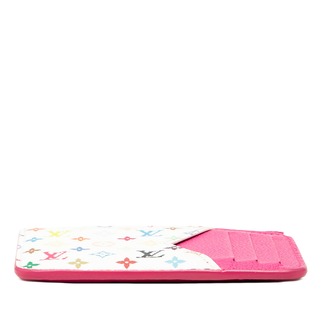 Takashi Murakami et Romy Porte-cartes Multi Monogram Empreinte Multicolore
