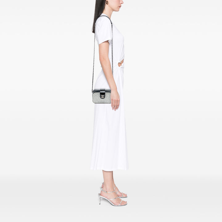 Chanel Glitter Evening On The Moon Camera Étui Cuir