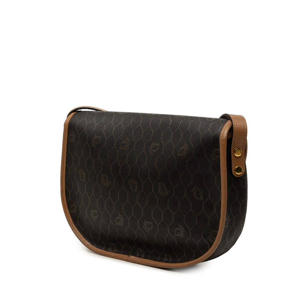 Dior Honeycomb Sac Toile enduite Noir – vue 2 – GABY PARIS