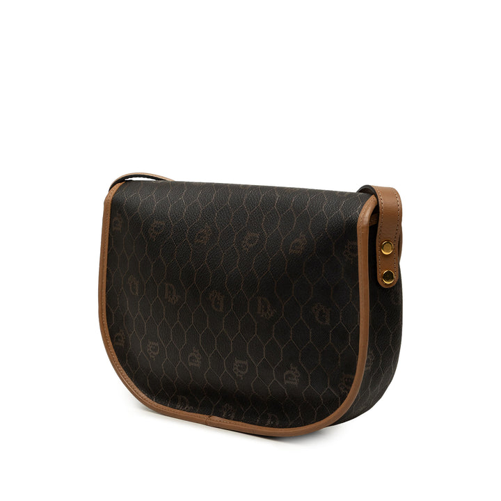 Dior Honeycomb Sac Toile enduite Noir – vue 2 – GABY PARIS