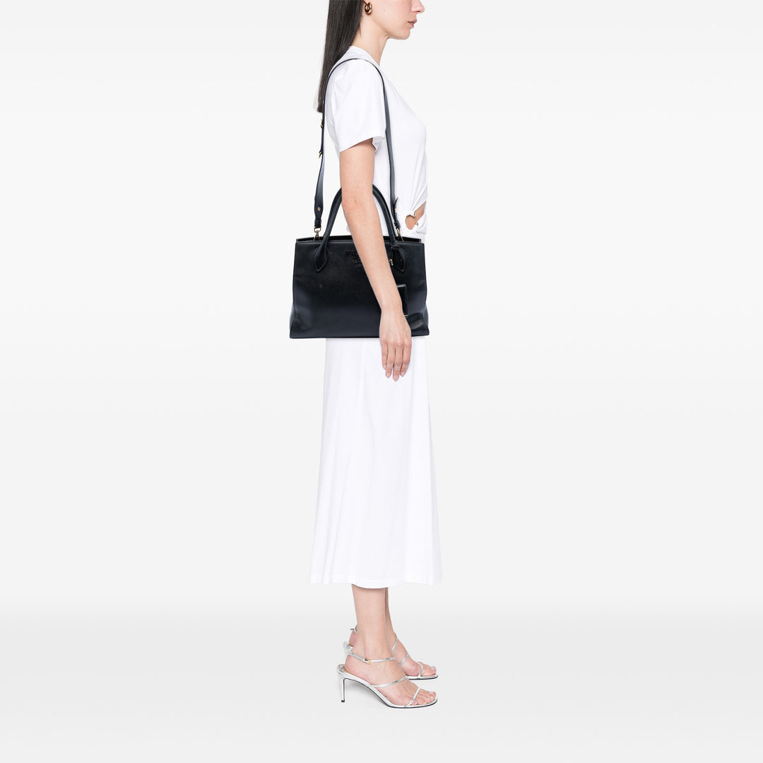 Monochrome Sac Petit Saffiano Noir