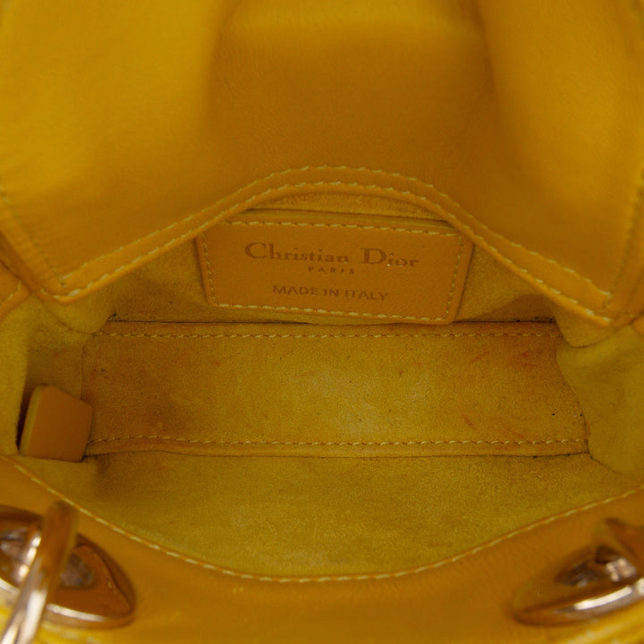 Dior Micro Cuir d’agneau Cannage Lady Dior